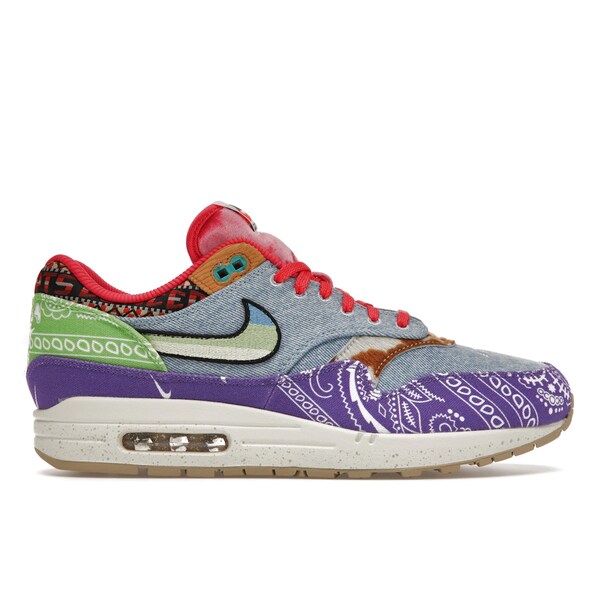 Nike ナイキ メンズ スニーカー  【Nike Air Max 1 SP Concepts Far Out (Regular Box)】  大きさ US_11.5(29.5珊) Wild Violet/Multi-Color-Sail