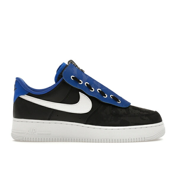 Nike ナイキ メンズ スニーカー  【Nike Air Force 1 Low Shroud Camo Black Royal】  大きさ US_10.5(28.5珊) Black/Royal Blue