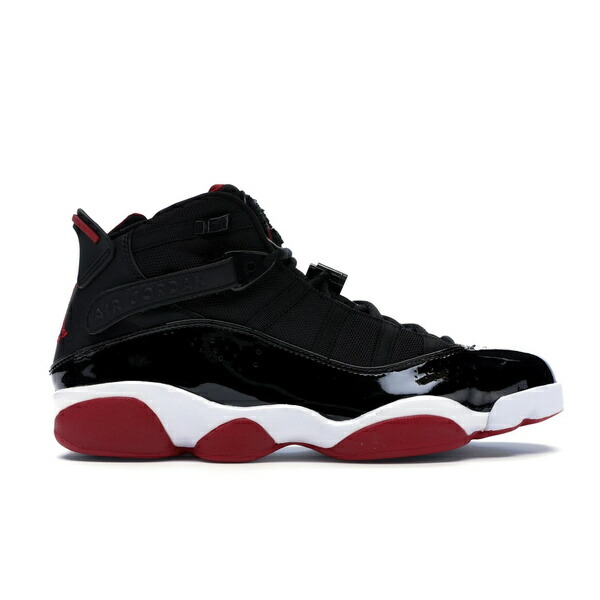 Jordan ジョーダン メンズ スニーカー  【Jordan 6 Rings Bred (2013)】  大きさ US_8.5(26.5珊) Black/Varsity Red-White