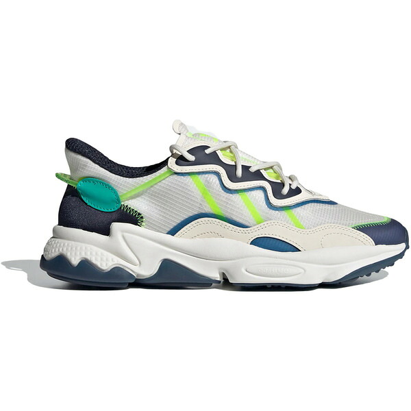 adidas アディダス メンズ スニーカー  【adidas Ozweego Core White Signal Green】  大きさ US_9.5(27.5珊) Core White/Signal Green/Legink