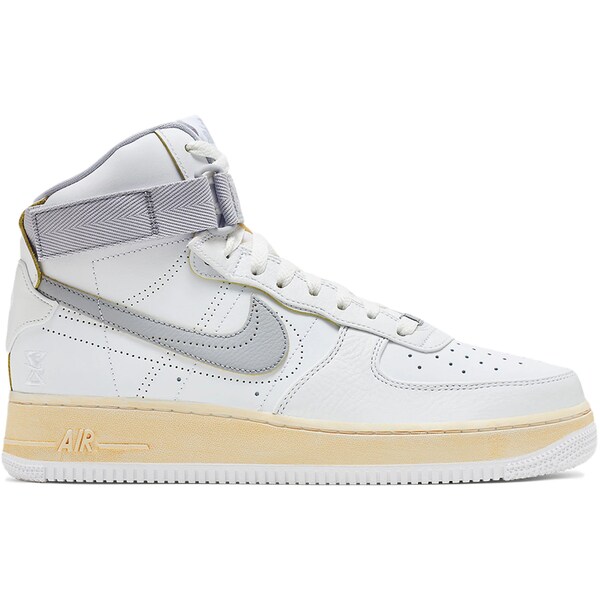 Nike ナイキ メンズ スニーカー  【Nike Air Force 1 High Double Layer White】  大きさ US_8(26.0珊) White/Grey/Vintage Brown