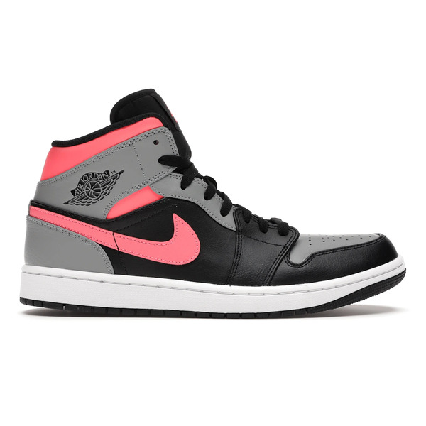Jordan ジョーダン メンズ スニーカー  【Jordan 1 Mid Pink Shadow】  大きさ US_9(27.0珊) Black/Hot Punch-Light Smoke Grey