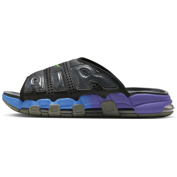 Nike ナイキ メンズ スニーカー  【Nike Air More Uptempo Slide Blue Purple Gradient】  大きさ US_7(25.0珊) Black/Green Strike-Pacific Blue-Psychic Purple