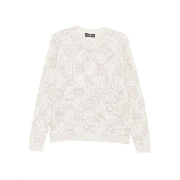 ロレーナアントニアッツィ レディース ニット&セーター アウター Sequin-embellished check sweater Pink｜asty