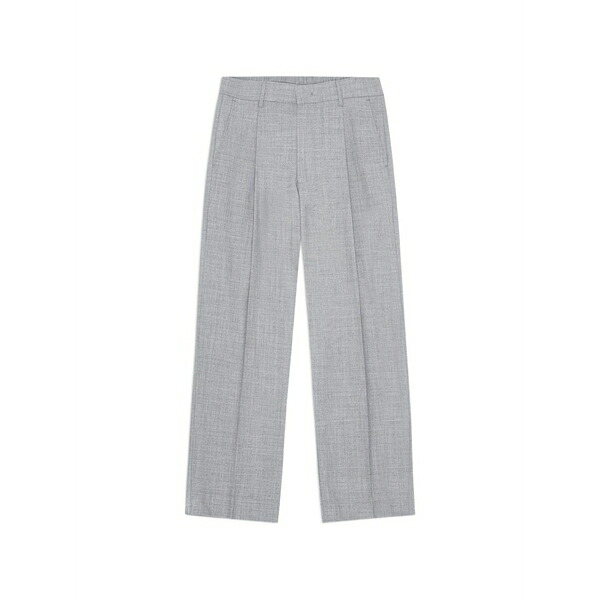 エヌエヌ77 メンズ カジュアルパンツ ボトムス Kay pleated trousers Grey|asty