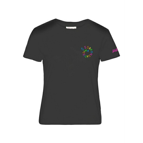 エムシーツーセイントバース レディース Tシャツ トップス Graphic-print t-shirt Black｜asty