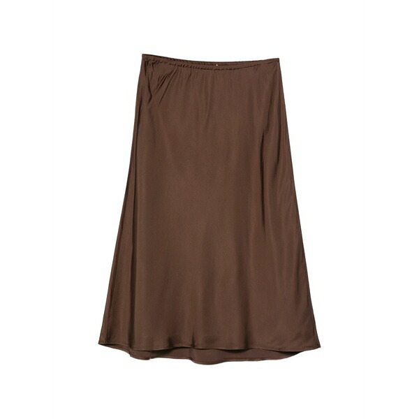 ヴィンス レディース スカート ボトムス Elasticated-waistband midi skirt Brown｜asty