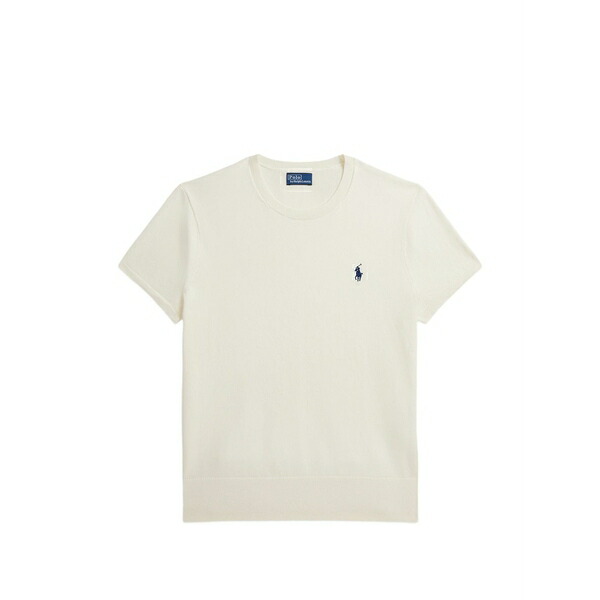 ラルフローレン レディース プルオーバー トップス Crewneck logo t-shirt Neutrals