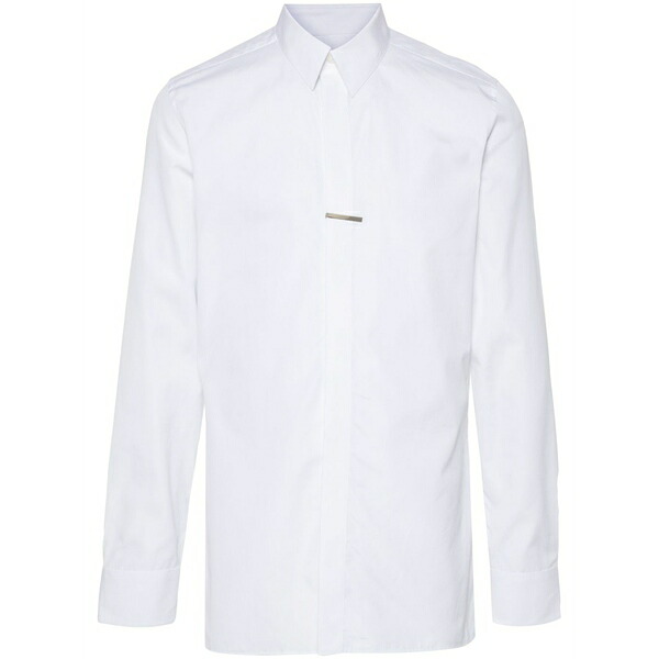 ジバンシー メンズ シャツ トップス Poplin shirt White|asty