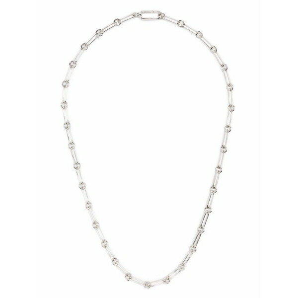 トム白木 メンズ 首飾り・チョー鉄道車両 付属物 Large box chain necklace Silver