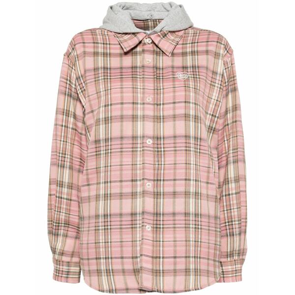チョコレート レディース シャツ トップス Logo-embroidered shirt -|asty