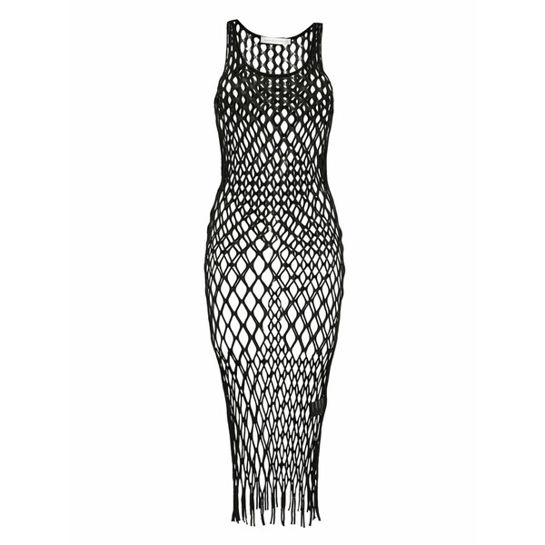 クリストファーエスバー レディース ワンピース トップス Mesh-knitted tank dress Black｜asty
