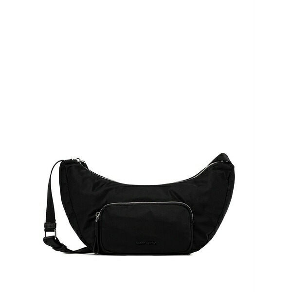 マルコポーロ レディース ショルダーバッグ 御徒面子 Pocket crossbody bag Black