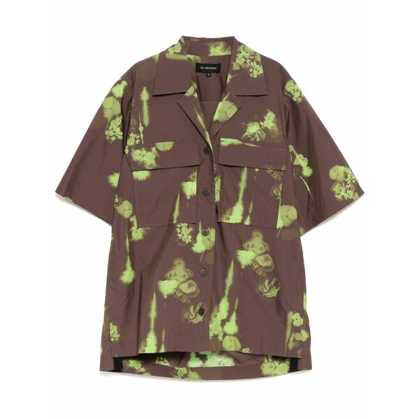 リーマシュー レディース シャツ トップス All-over graphic print shirt Brown｜asty