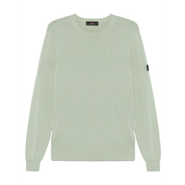 ピューテリー メンズ 編み物\u0026プルオーバー アウター Fine-knit sweater Green