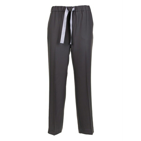 ヴィア マシーニ レディース カジュアルパンツ ボトムス Drawstring-fastening trousers Green|asty