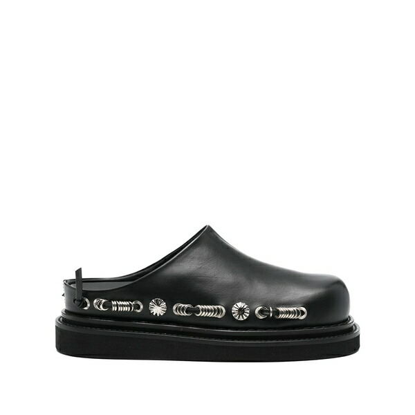 トーガ　ピューラ レディース サンダル シューズ Stud-detail slippers Black｜asty