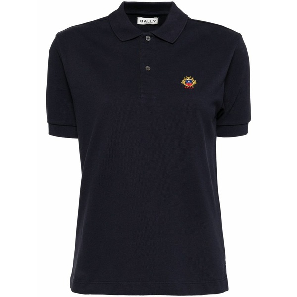 バリー レディース スポーツシャツ トップス Short-sleeves polo top Blue