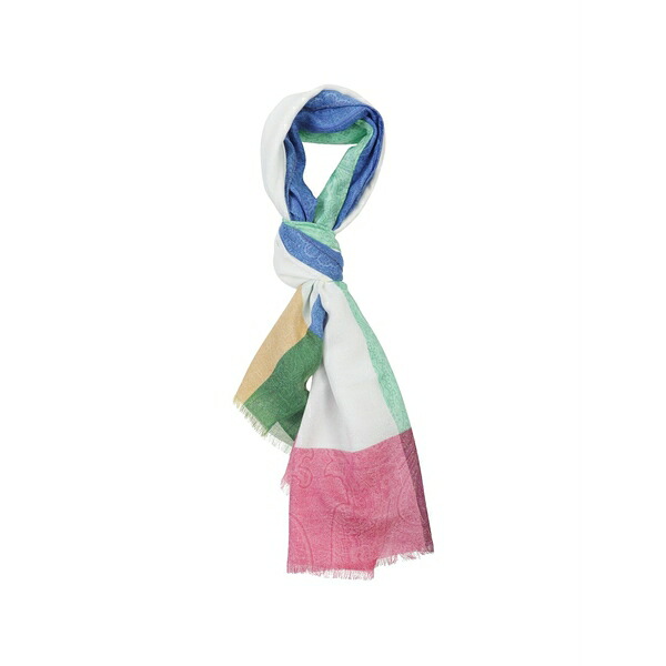 エトロ レディース えり巻き・袈裟・えり巻き 付属物 Patterned scarf White