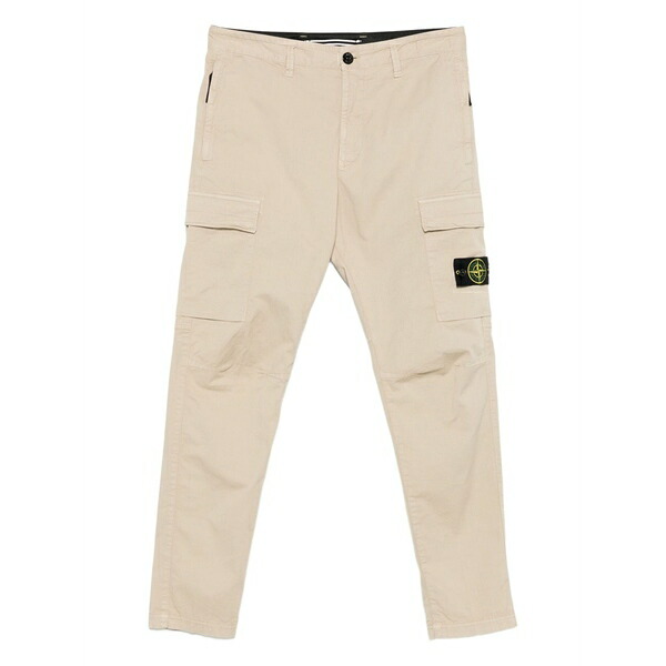 ストーンアイランド メンズ カジュアルパンツ ボトムス Patch-pocket cargo pants Neutrals|asty