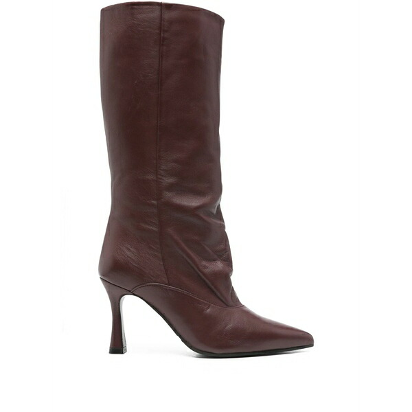 エヴァルーナ レディース ブーツ シューズ 85粍 pointed-toe boots Red