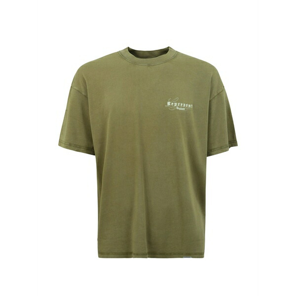 リプレゼント メンズ プルオーバー トップス Legacy overprint t-shirt Green