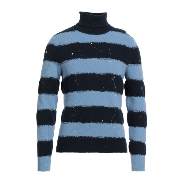 【貨物輸送無料】 ダニエレ アレッサンドリー二 メンズ 編み物\u0026プルオーバー アウター Turtlenecks Blue
