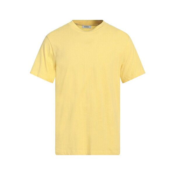 【送料無料】 サンドロ メンズ Tシャツ トップス T-shirts Yellow