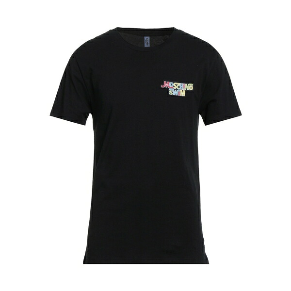 【送料無料】 モスキーノ メンズ Tシャツ トップス T-shirts Black
