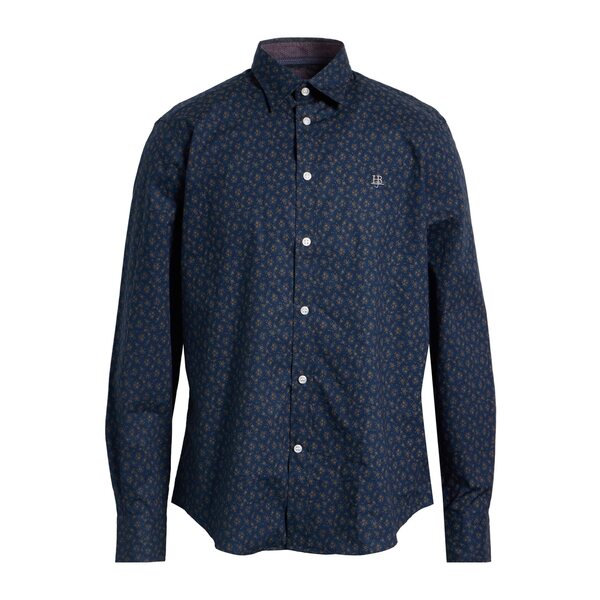 【送料無料】 ハーモント & ブレイン メンズ シャツ トップス Shirts Blue