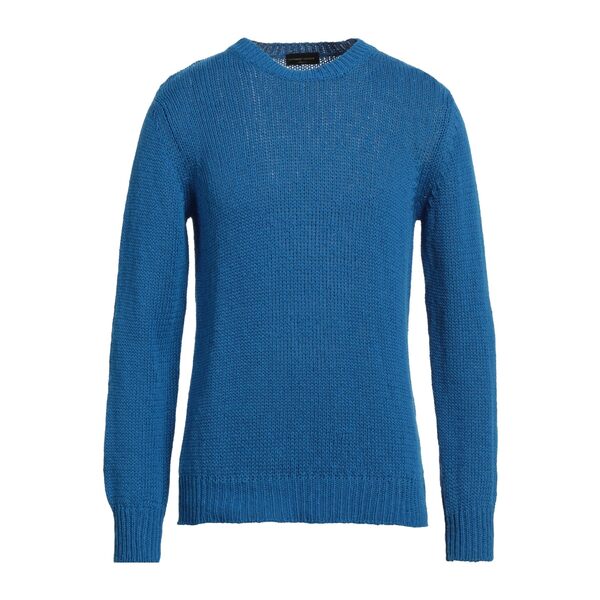 【貨物輸送無料】 ロベルトコリーナ メンズ 編み物\u0026プルオーバー アウター Sweaters Azure