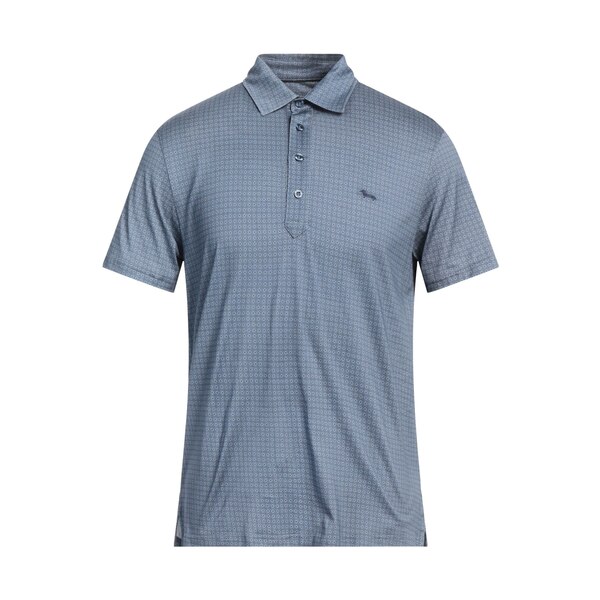 【送料無料】 ハーモント & ブレイン メンズ Tシャツ トップス Polo shirts Blue
