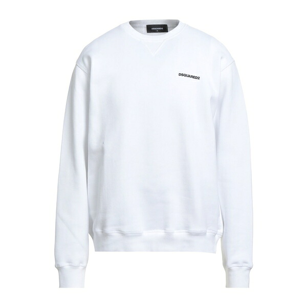 【送料無料】 ディースクエアード メンズ パーカー・スウェットシャツ アウター Sweatshirts White