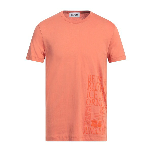 【送料無料】 アイスバーグ メンズ Tシャツ トップス T-shirts Orange