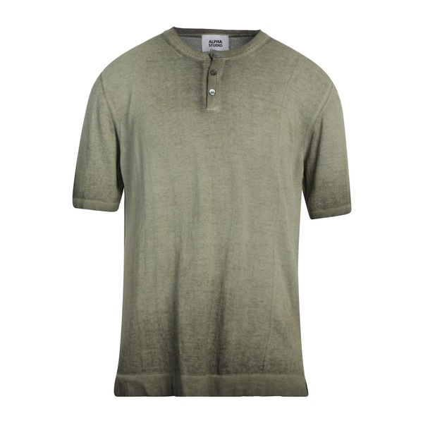 【送料無料】 アルファス テューディオ メンズ ニット&セーター アウター Sweaters Green