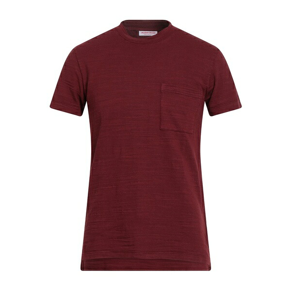 【送料無料】 オールバー ブラウン メンズ Tシャツ トップス T-shirts Red