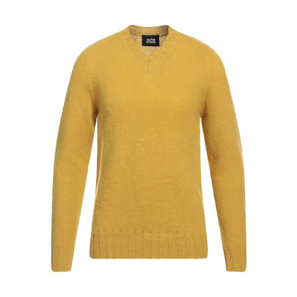 【送料無料】 アルファス テューディオ メンズ ニット&セーター アウター Sweaters Yellow 14,585円