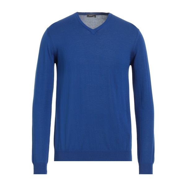 【貨物輸送無料】 ロッソピューロ メンズ 編み物\u0026プルオーバー アウター Sweaters Blue