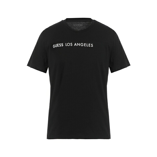 【送料無料】 ゲス メンズ Tシャツ トップス T-shirts Black