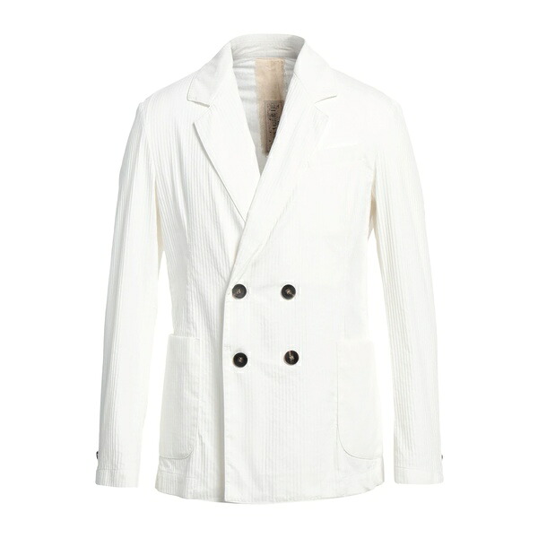 【送料無料】 メッサジェリエ メンズ ジャケット＆ブルゾン アウター Blazers White