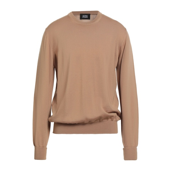 【送料無料】 アルファス テューディオ メンズ ニット&セーター アウター Sweaters Beige|asty