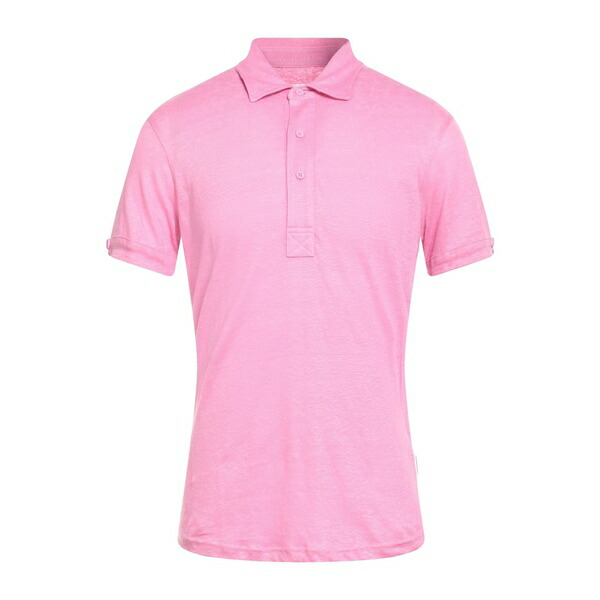 【送料無料】 オールバー ブラウン メンズ Tシャツ トップス Polo shirts Pink