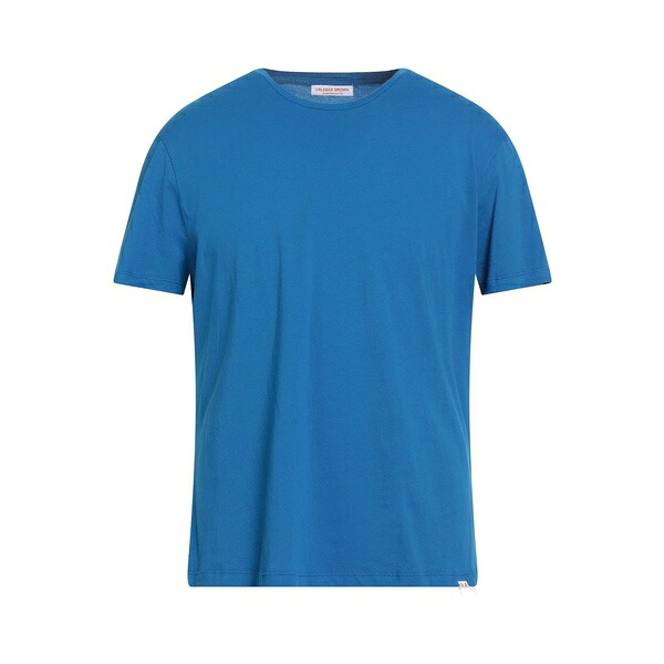 【送料無料】 オールバー ブラウン メンズ Tシャツ トップス T-shirts Blue