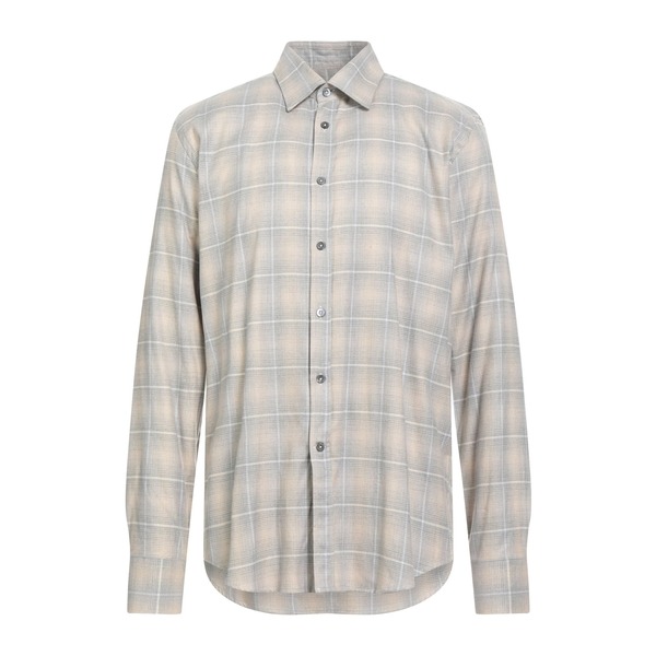【送料無料】 カナーリ メンズ シャツ トップス Shirts Beige|asty