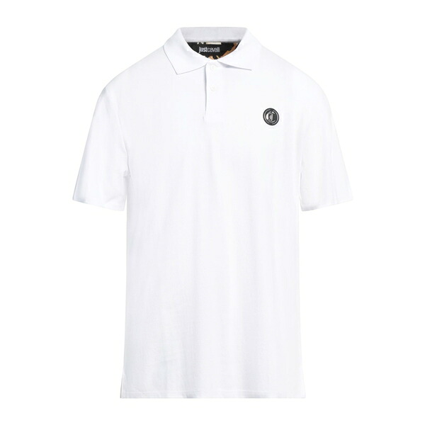 【送料無料】 ロベルトカヴァリ メンズ Tシャツ トップス Polo shirts White