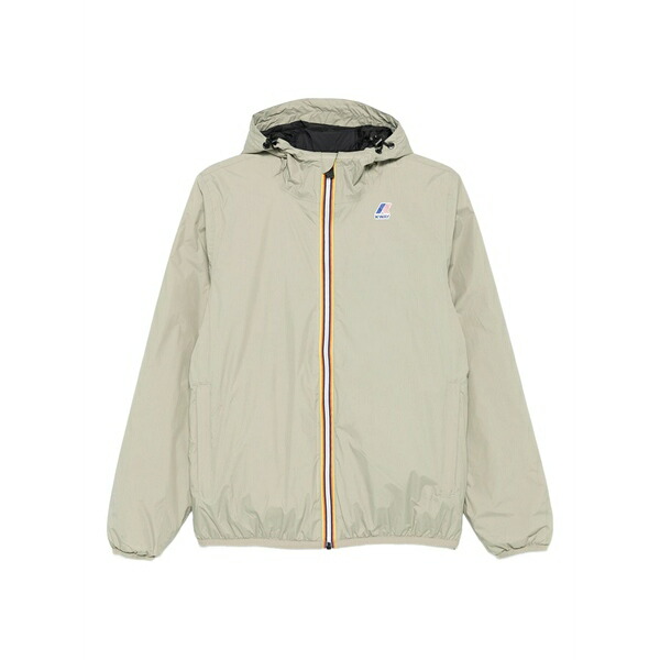 ケイウェイ メンズ ジャケット&ブルゾン アウター Hooded zip-front jacket Neutrals|asty