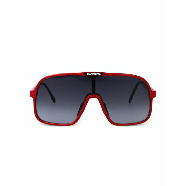 カレーナ メンズ サングラス・アイウェア アクセサリー Shield-frame sunglasses Red