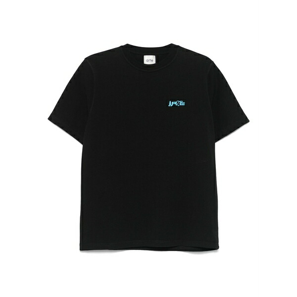 アルテ アンベルス メンズ プルオーバー トップス People t-shirt Black