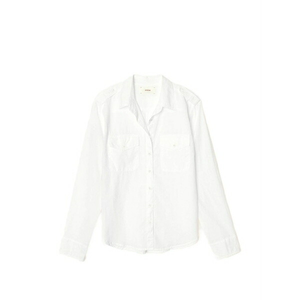 キセレナ レディース シャツ トップス Pocketed shirt White｜asty