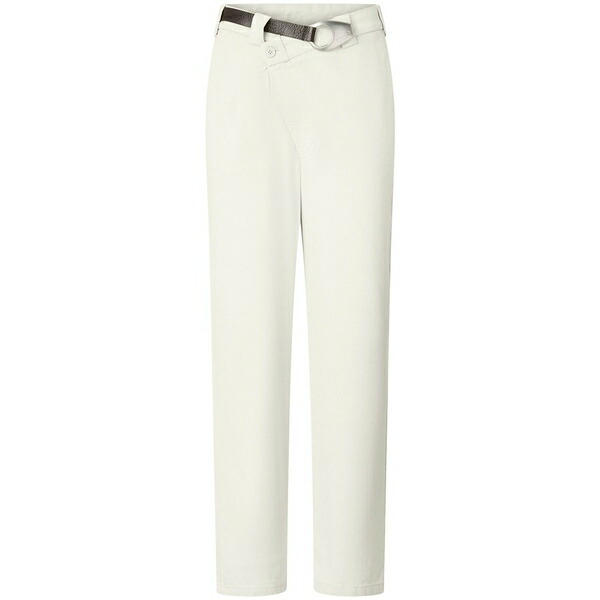 ピンコ レディース カジュアルパンツ ボトムス Belted straight trousers Neutrals